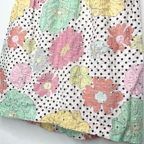 Andy & Evan floral pastel eyelet tunic size 3t - Picture 5 of 7